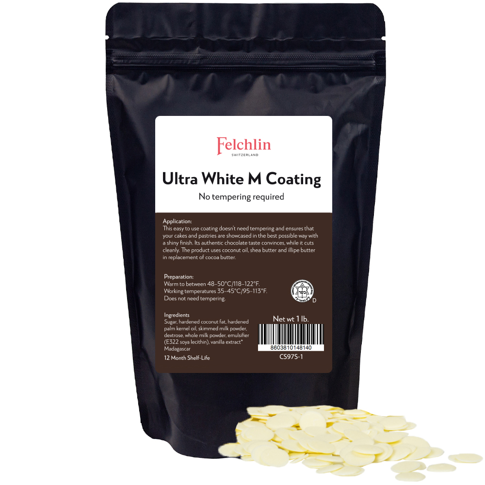 Felchlin Ultra White M Coating, 1 Lb.