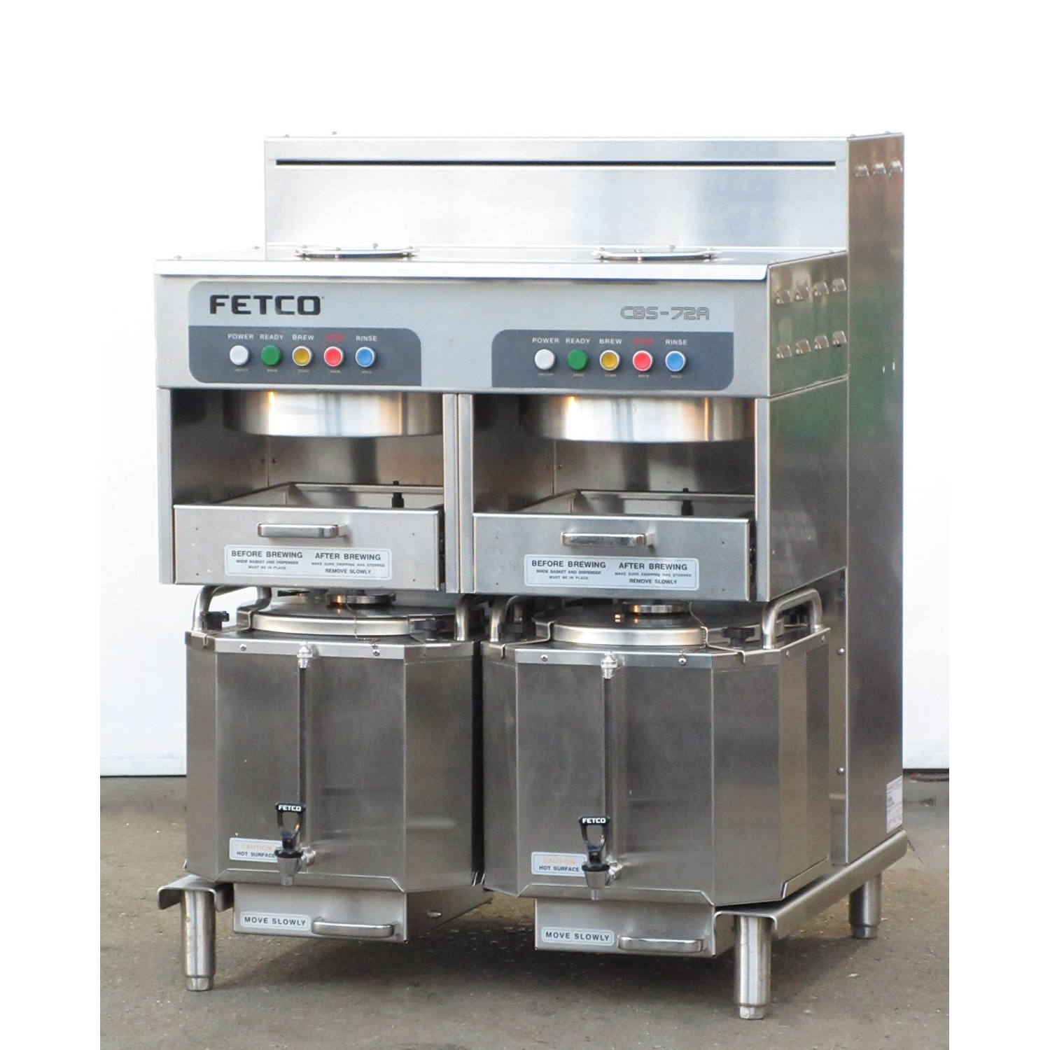 Fetco CBS-72A High Volume Thermal Coffee Maker, Used Excellent Condition