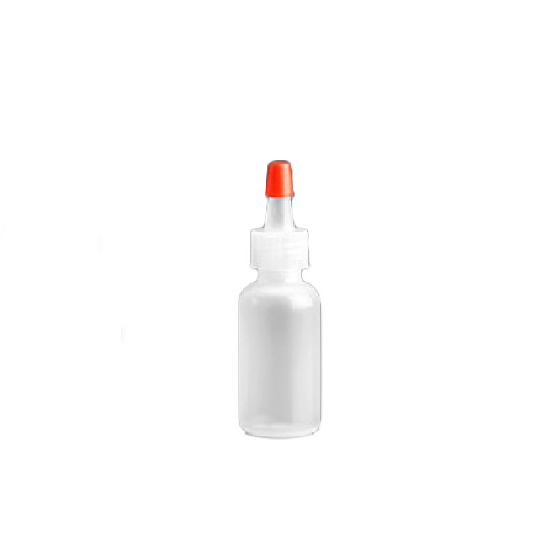 Fine-Tip Squeeze Bottles with Cap, 1/2 Ounce Capacity - Pack of 12