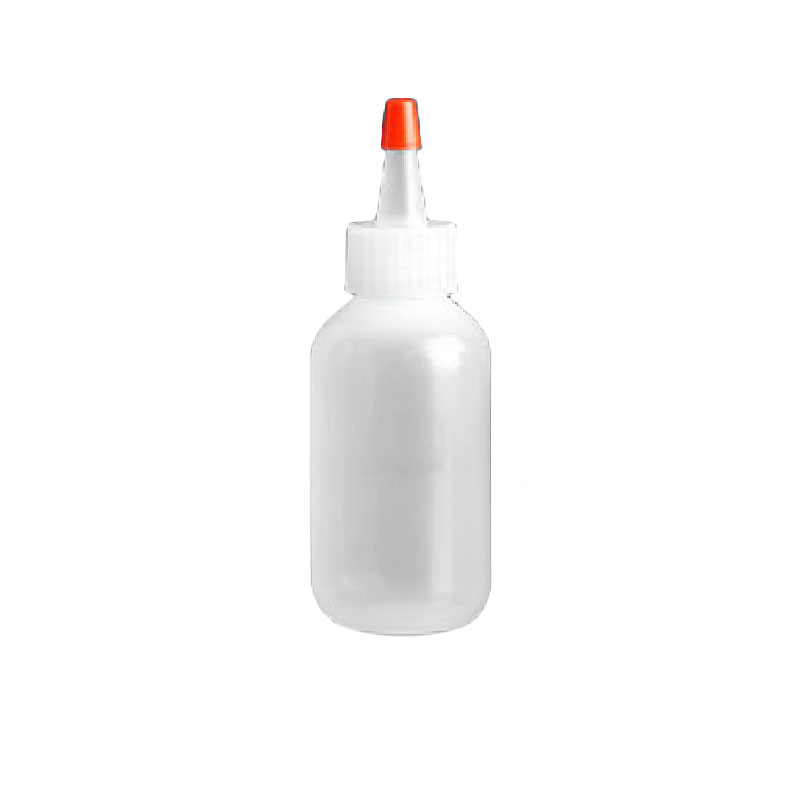 Fine-Tip Squeeze Bottles with Cap, 2 Ounce Capacity - Pack of 12