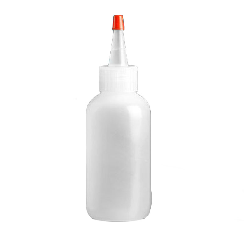 Fine-Tip Squeeze Bottles with Cap, 4 Ounce Capacity - Pack of 12