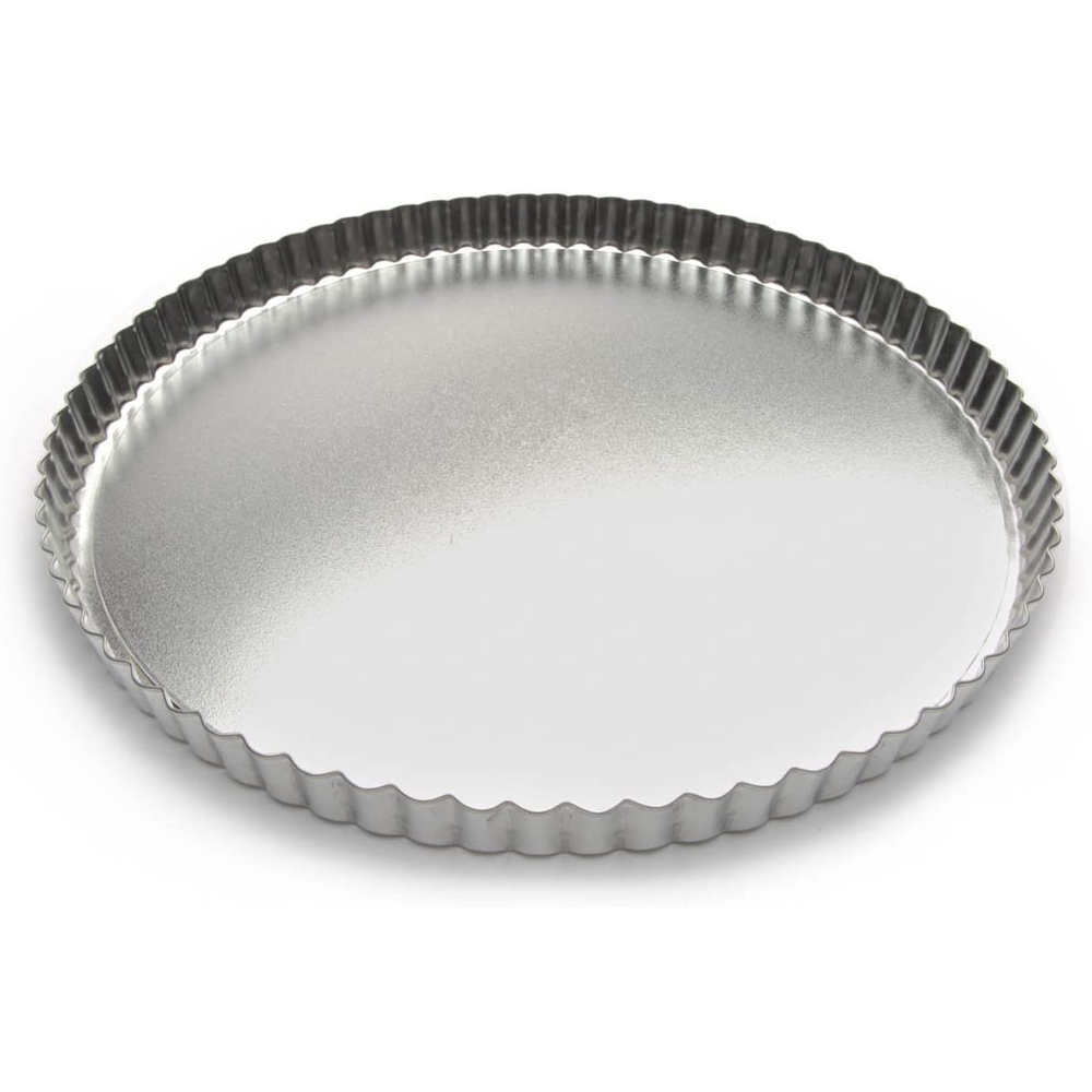 Fluted Round Quiche Pan with Loose Removable Bottom 11 Dia. Tart