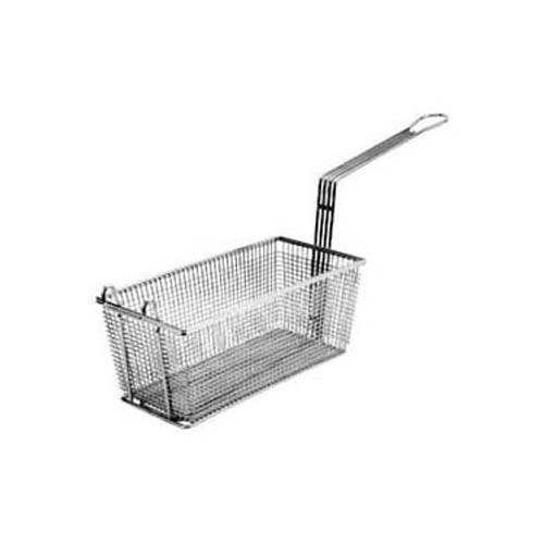 FMP Standard Fry Basket 10" x 4" x 5-1/4": Twin, Front Hook