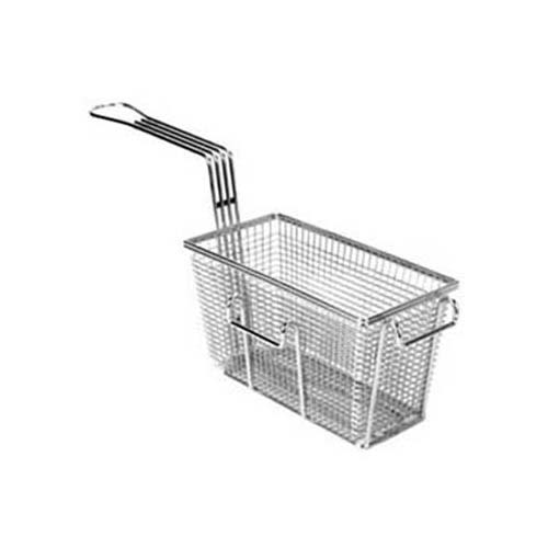 FMP Standard Fry Basket 9-3/8" x 4-7/8" x 5-3/8": Twin, Front & Right Hooks