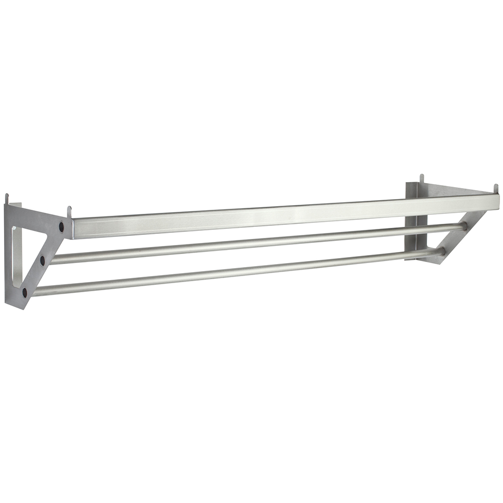 Focus Food Service Wall Mount Pot Rack, 14" x 60"