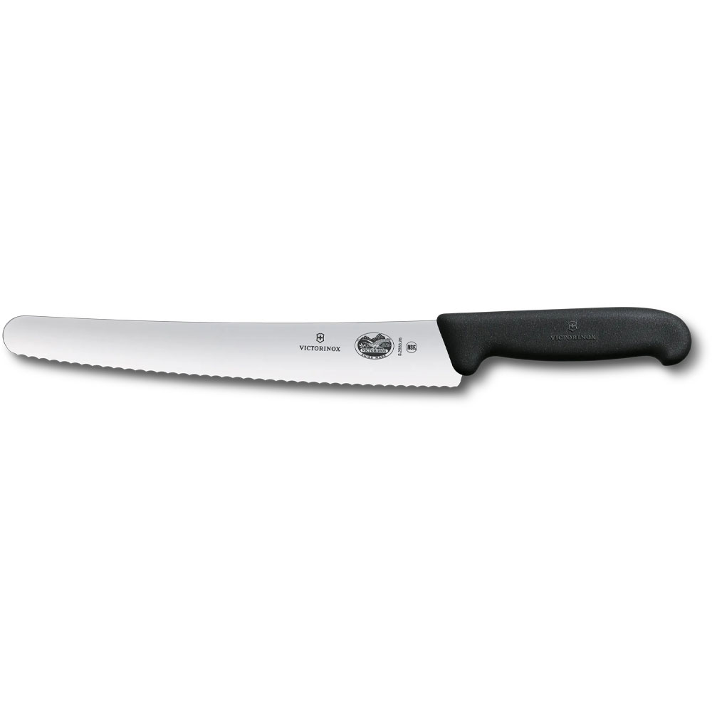 Forschner Victorinox Black 10 1/4" Fibrox Bread Knife