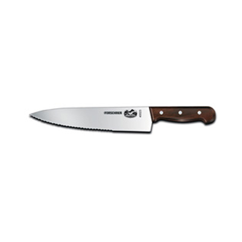 Forschner Victorinox Chef's Knife 10" Serrated Blade. Rosewood Handle (40023)