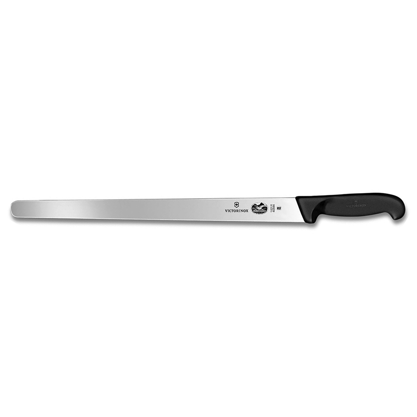 Forschner /Victorinox Ham Slicer 14" Straight, 1-1/4" Wide, Black Fibrox Handle (40544)