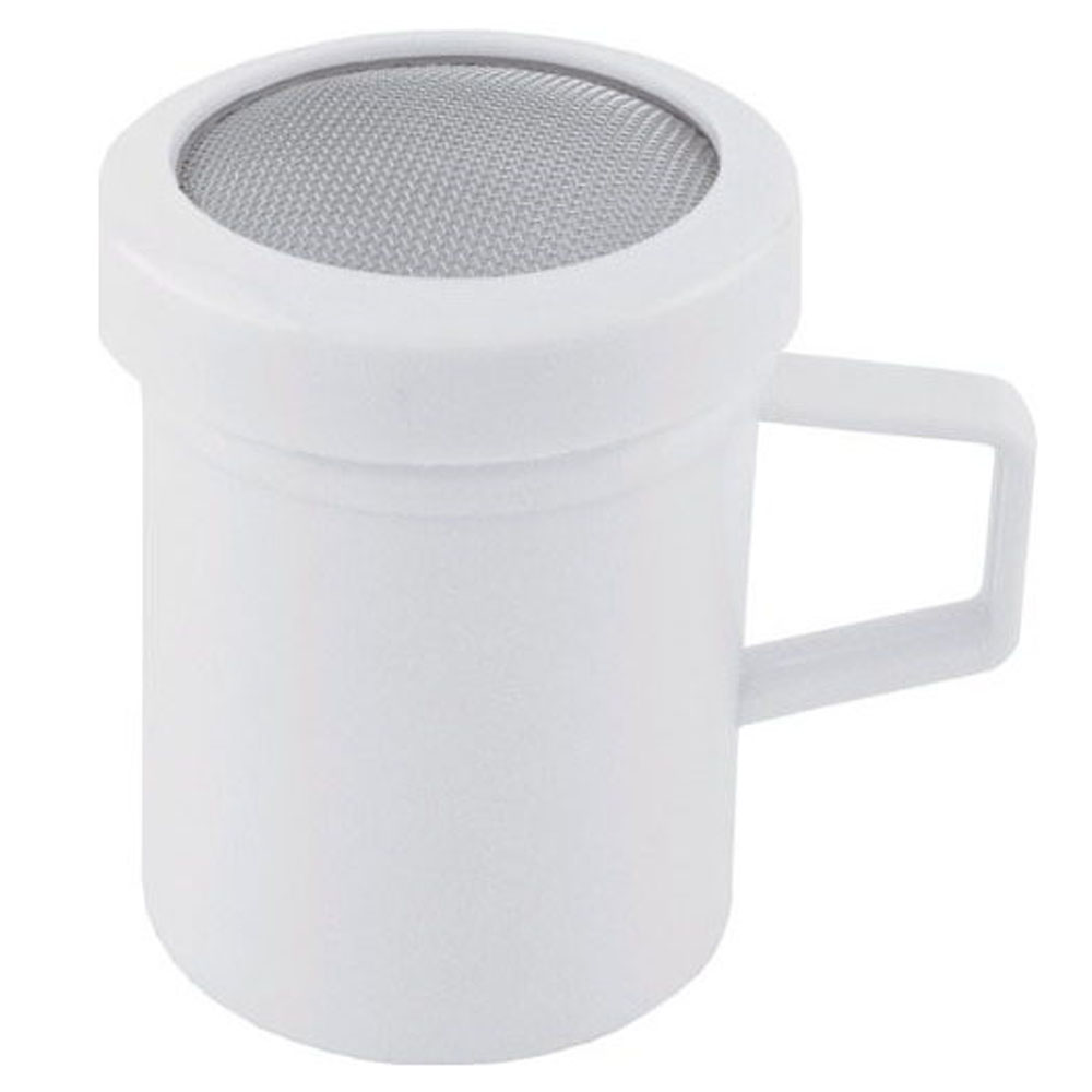 Fox Run 10 oz. Mesh-Top Shaker/Dredge - White