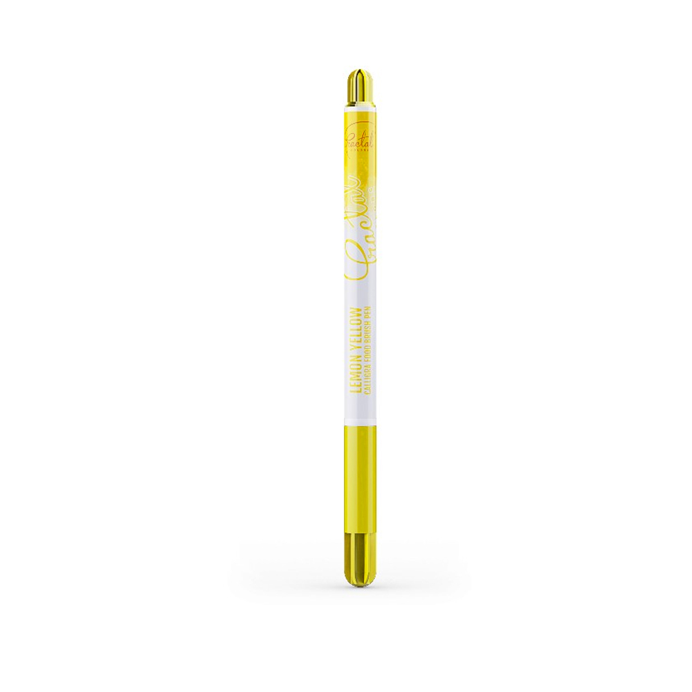 Fractal Colors Lemon Yellow Calligra Food Brush Pen