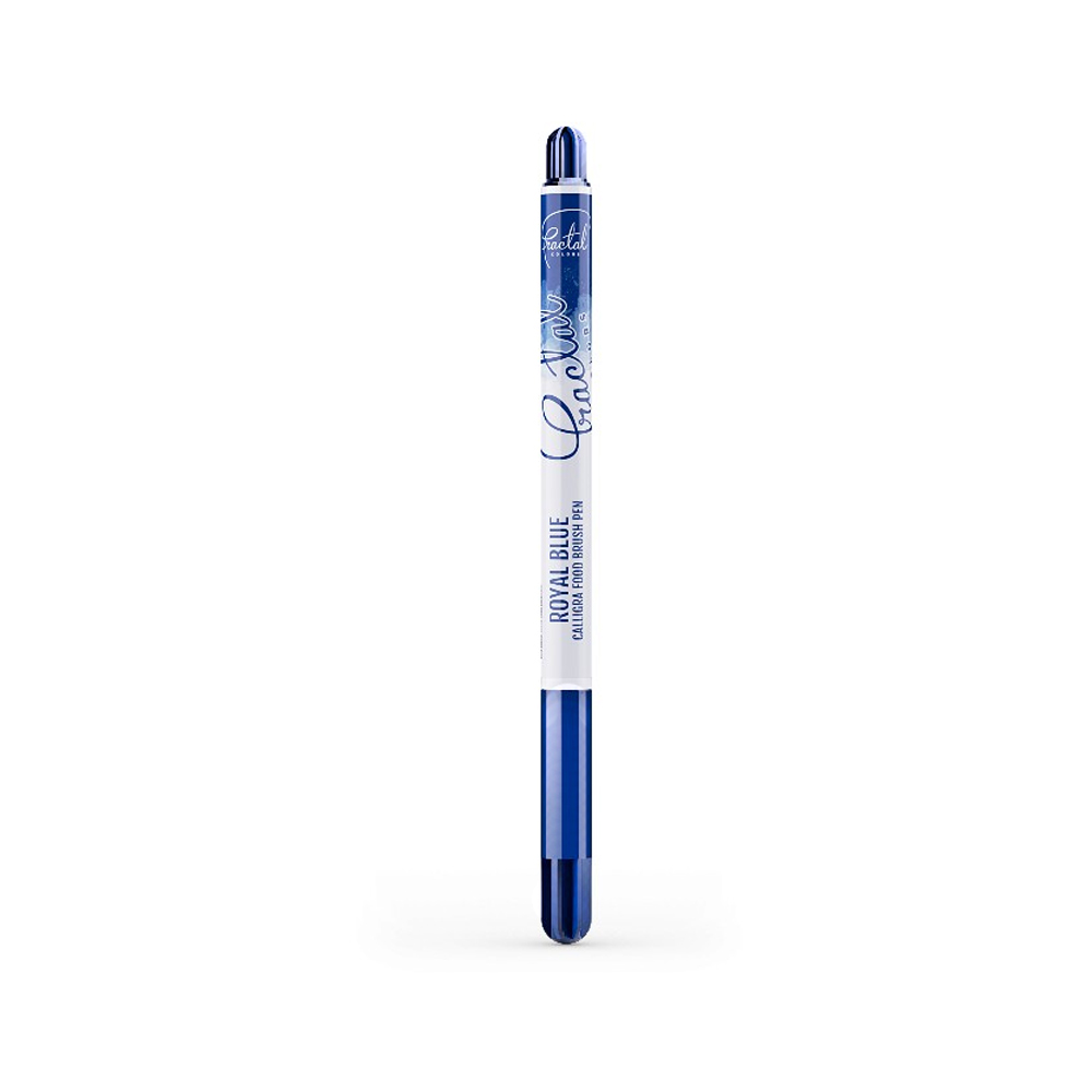 Fractal Colors Royal Blue Calligra Food Brush Pen
