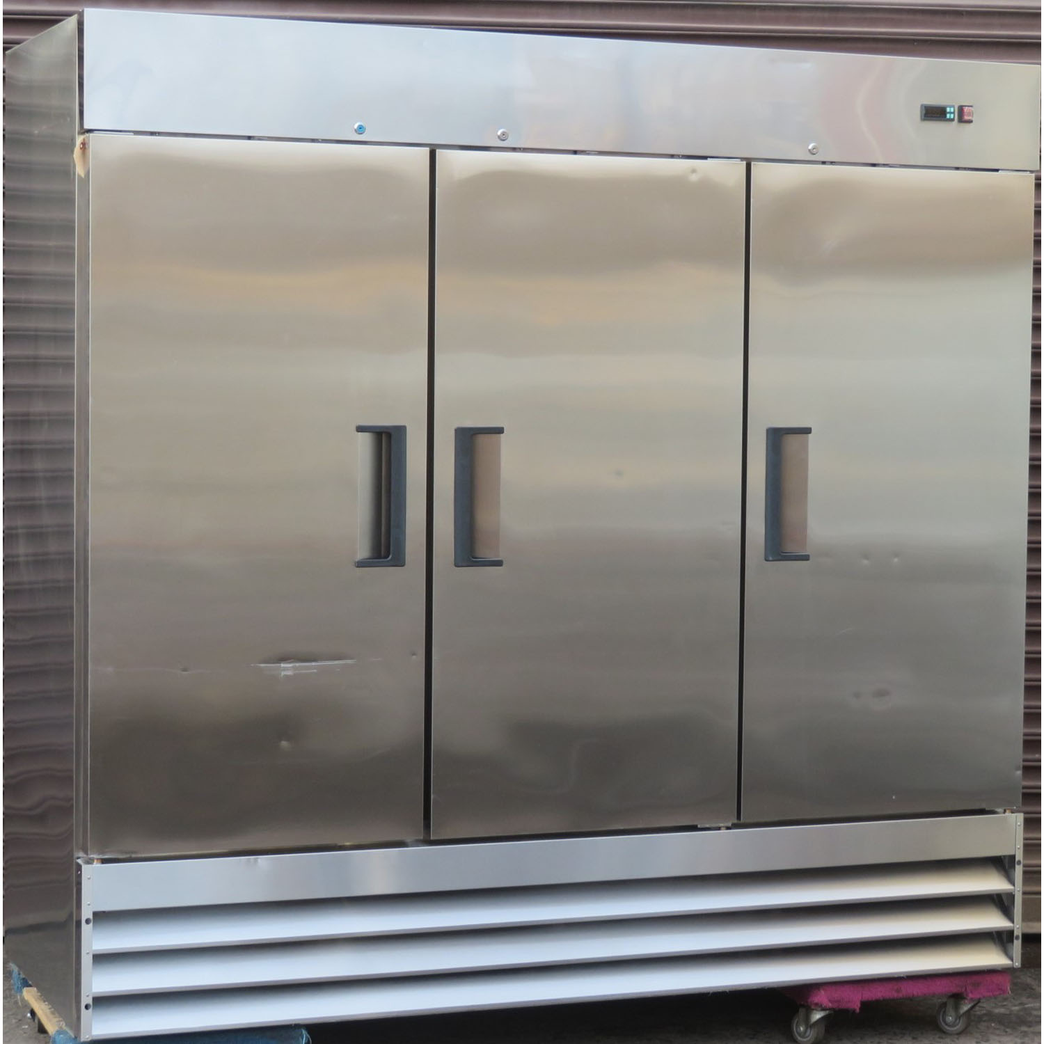 Coldline Freezer 3 Door Solid CFD-3FF, Used Excellent Condition