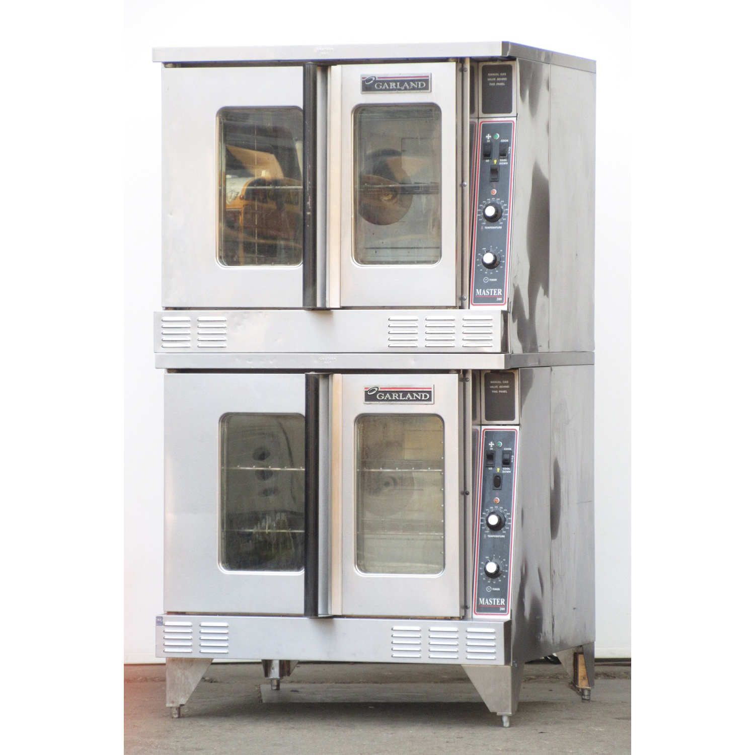 Garland MCO-GS-10S Natural Gas Double Deck Convection Oven, Used Excellent Condition