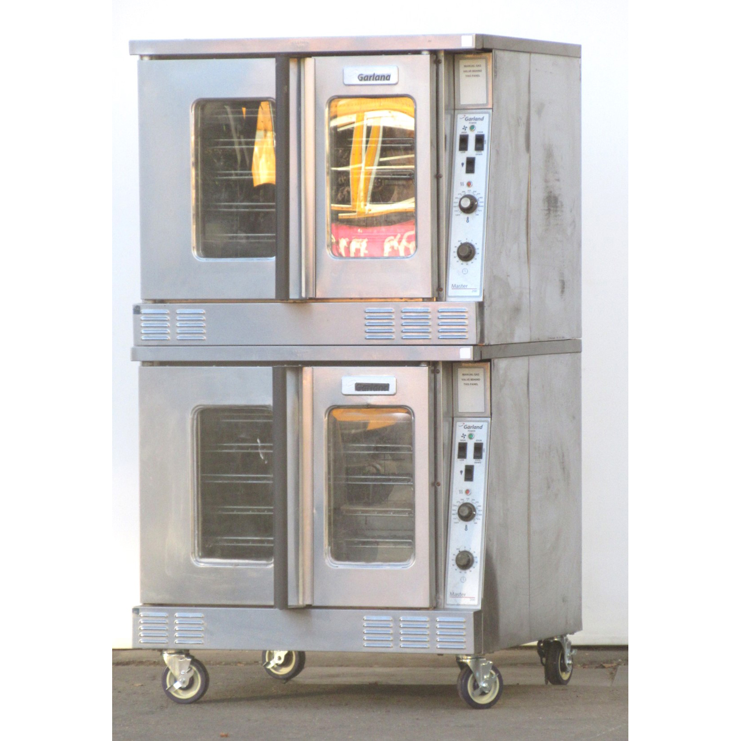 Garland MCO-GS-10S Natural Gas Double Deck Convection Oven, Used Excellent Condition