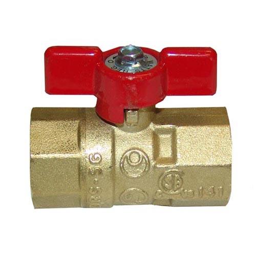 Gas Ball / Shut-Off Valve; 3/4" Gas In / Out