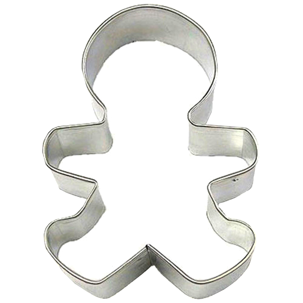 Gingerbread Boy Cookie Cutter, 2" x 3"