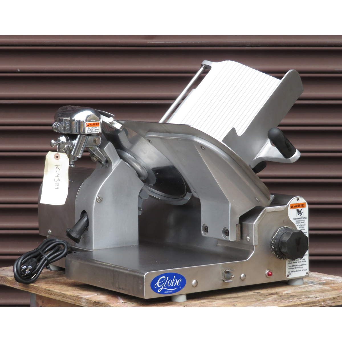 Globe 3500 Meat Slicer, New Blade, Used Great Condition