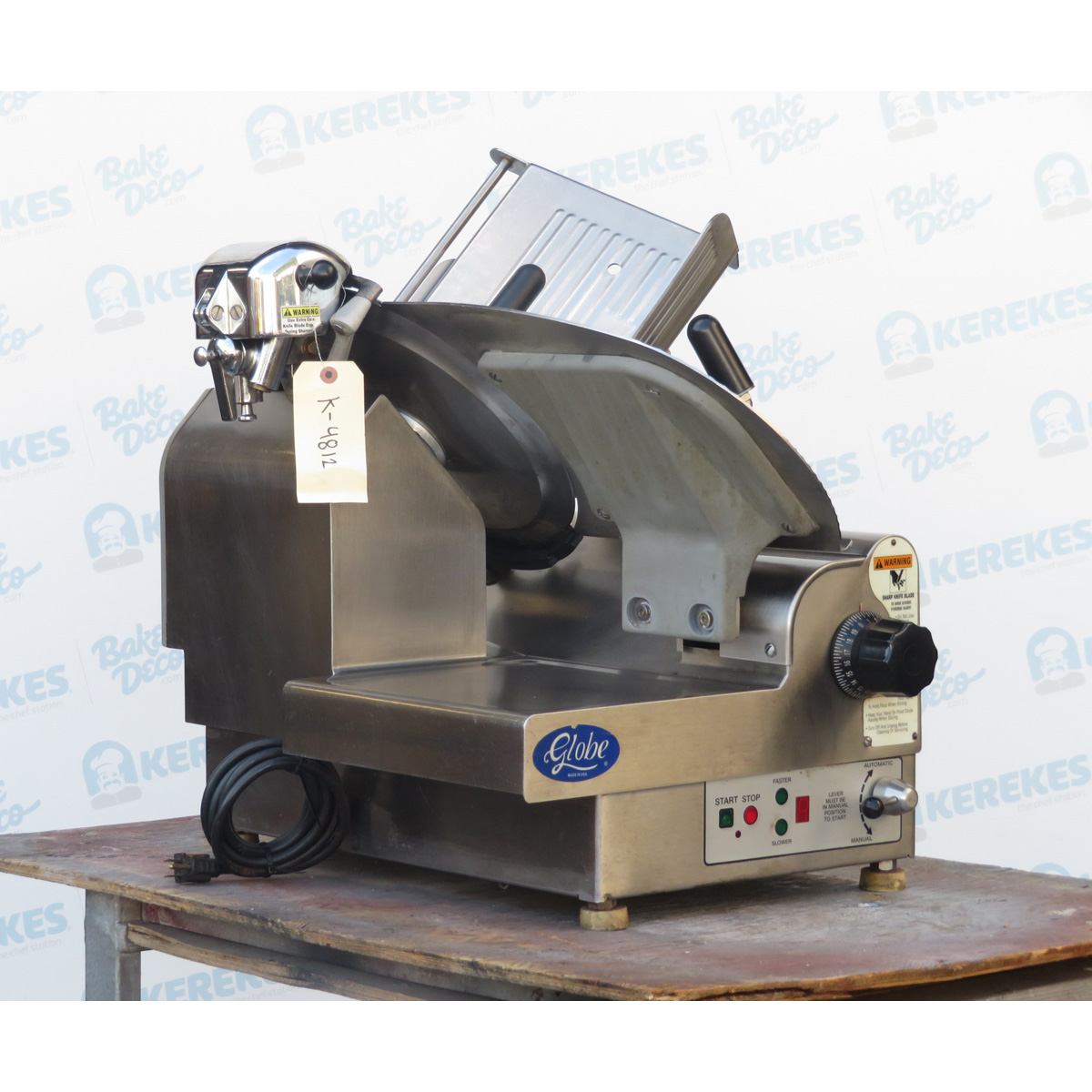 Globe 3850P Automatic Meat Slicer, Used Great Condition