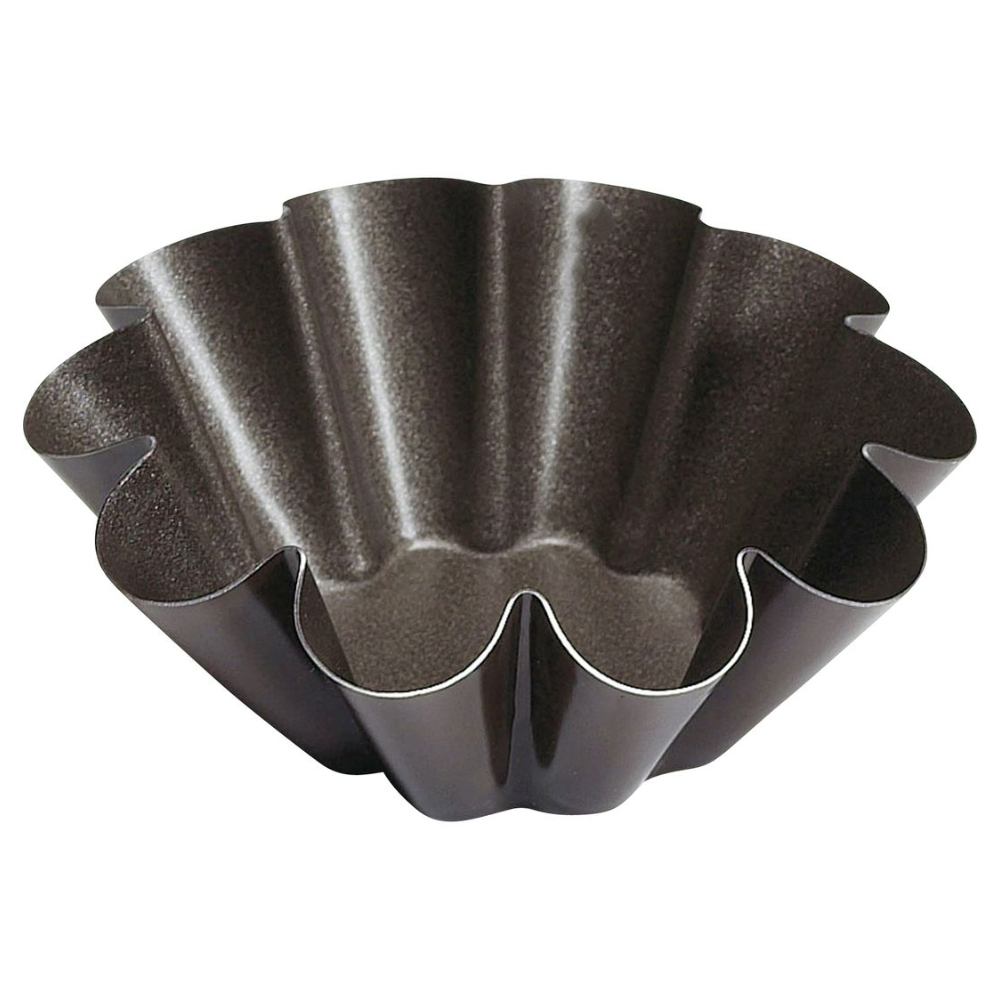 Gobel Non-Stick Tinned-Steel Brioche Mold, 3-1/2" (90mm) Diameter