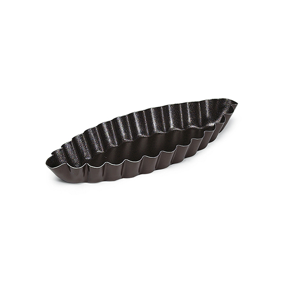 Non-Stick Tinned-Steel Fluted Barquette Mold