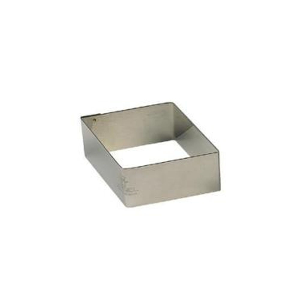 Gobel Rhombus Stainless Steel Dessert Ring, 2-1/8
