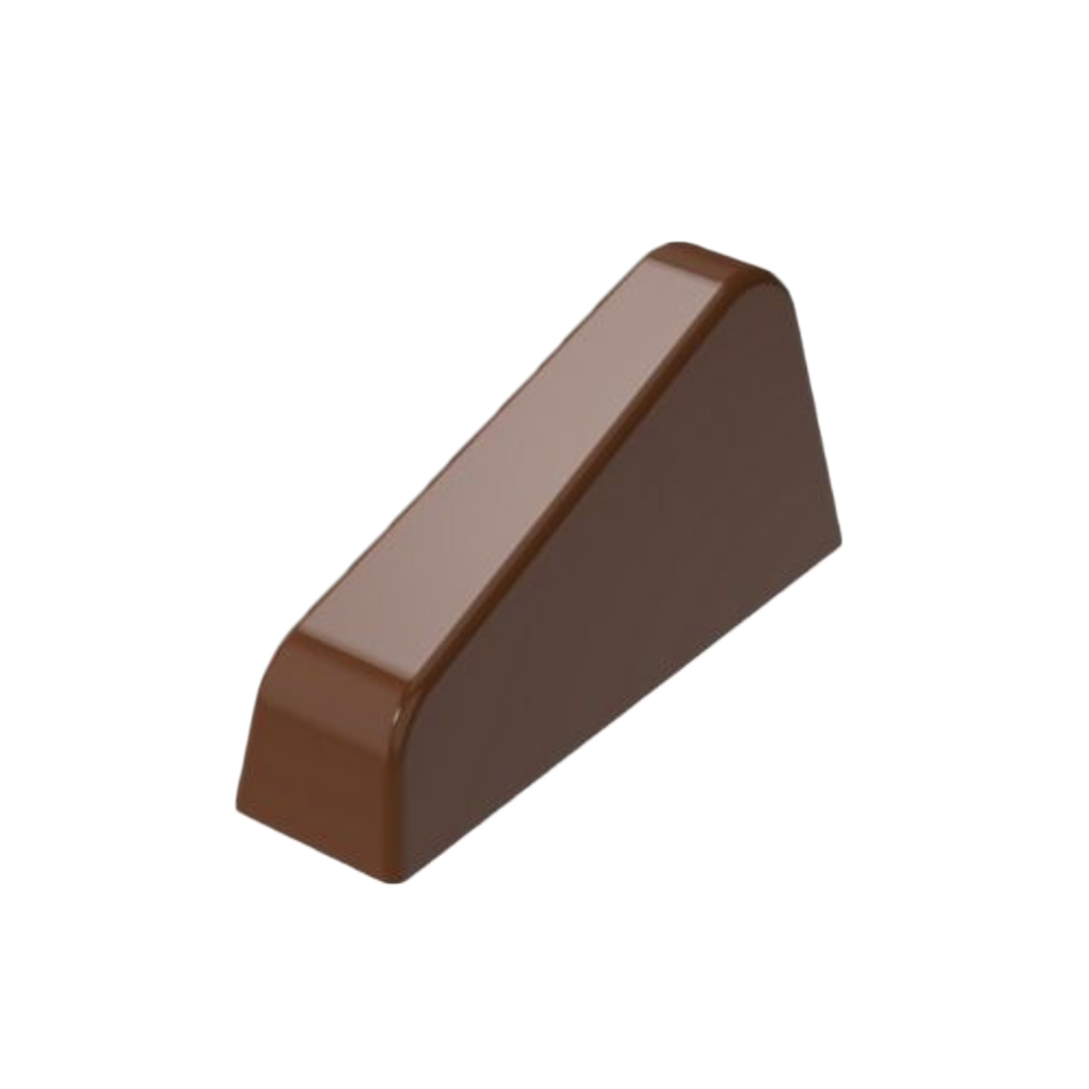 Greyas Polycarbonate Chocolate Mold, Sloped Rectangle, 24 Cavities
