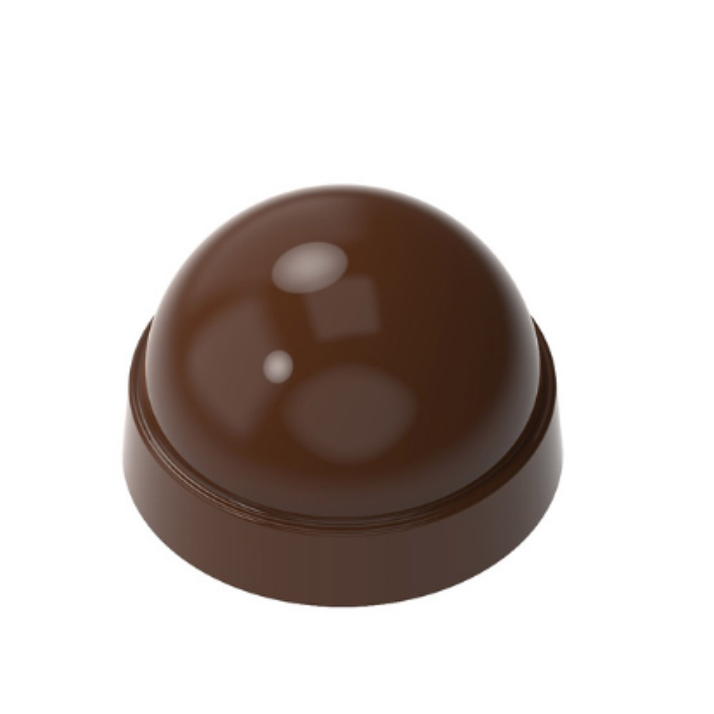 Greyas Polycarbonate Dome with Base Chocolate Mold, 24 Cavities