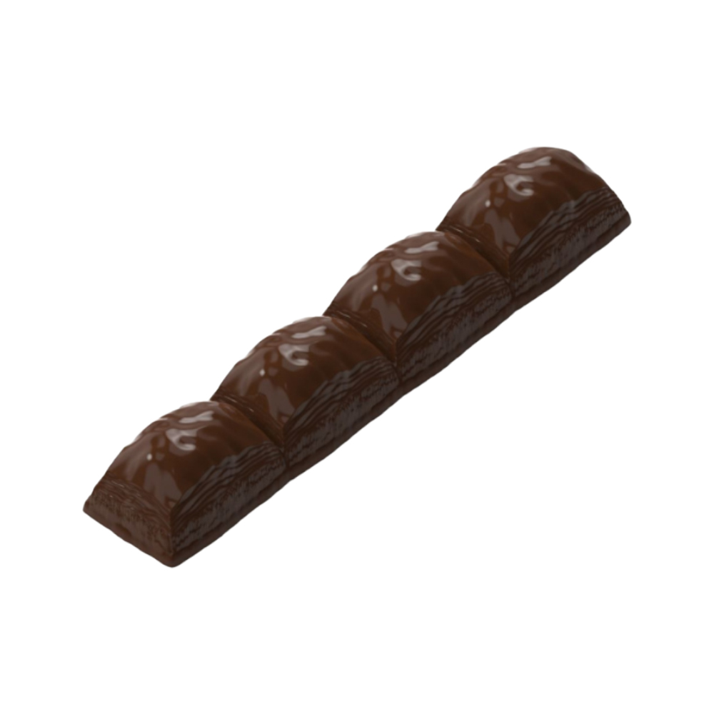 Greyas Polycarbonate Dubai Chocolate Bar Mold, 6 Cavities