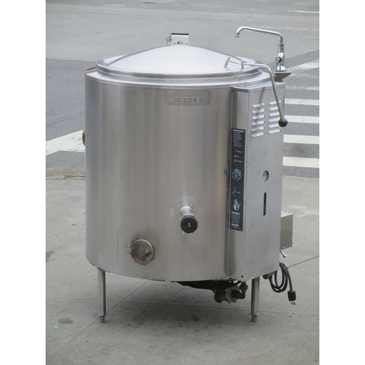 Groen 60 Gal Kettle Model AH/1E60, Used Excellent Condition Used Equipment We Have Sold