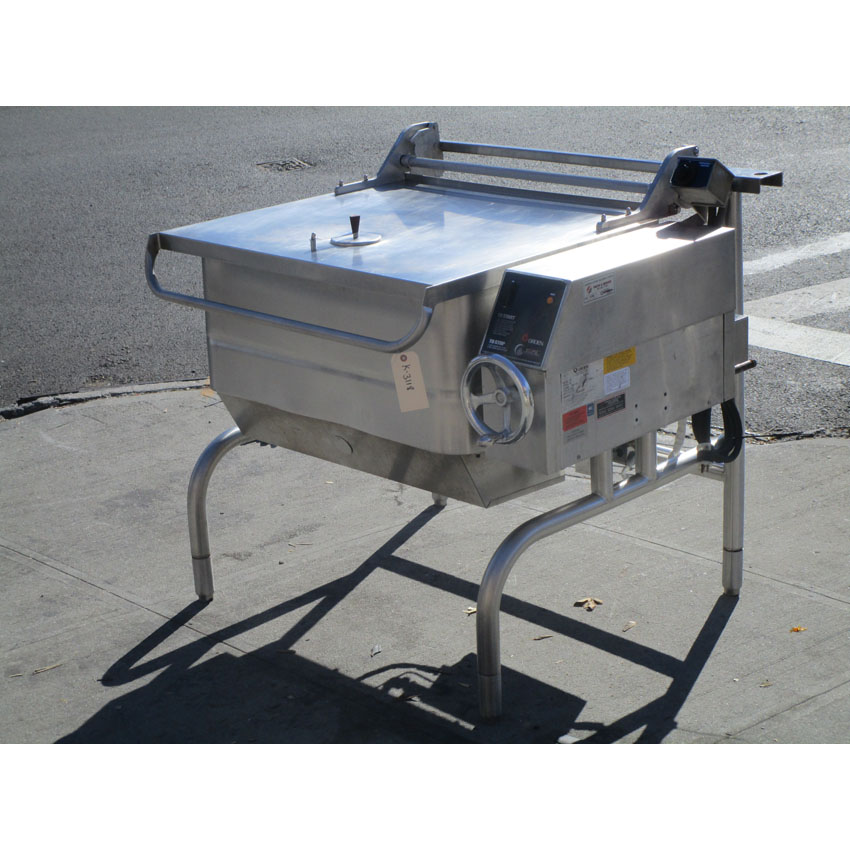 Groen BPM-40G Eclipse Braising Pan, 40 Gallon, Manual Tilt, S/S, Natrual Gas, Great Condition