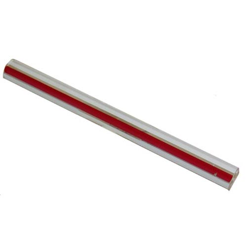 Groen OEM # Z002987 / 002987, Sight / Gauge Glass Tube; Red and White Stripes; 5/8" x 6 3/4"