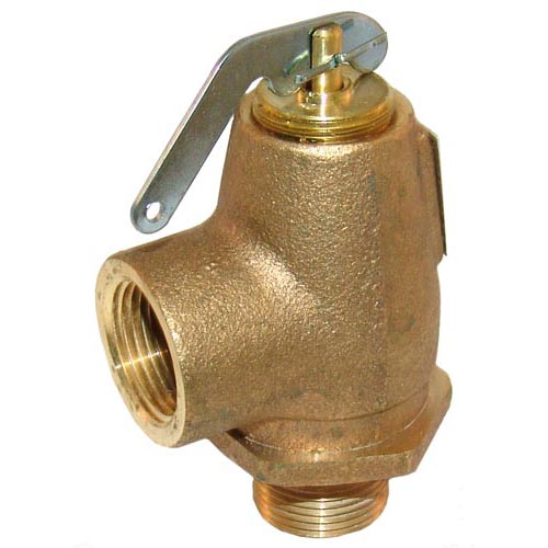 Groen OEM # Z078617 / 078617, 12 PSI Steam Safety Relief Valve - 3/4" NPT, 420 lb./Hour