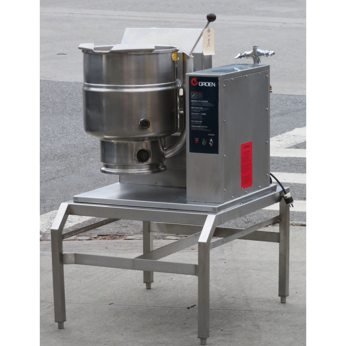 Groen TDH/40 40 Gallon Natural Gas Kettle, Used Excellent Condition