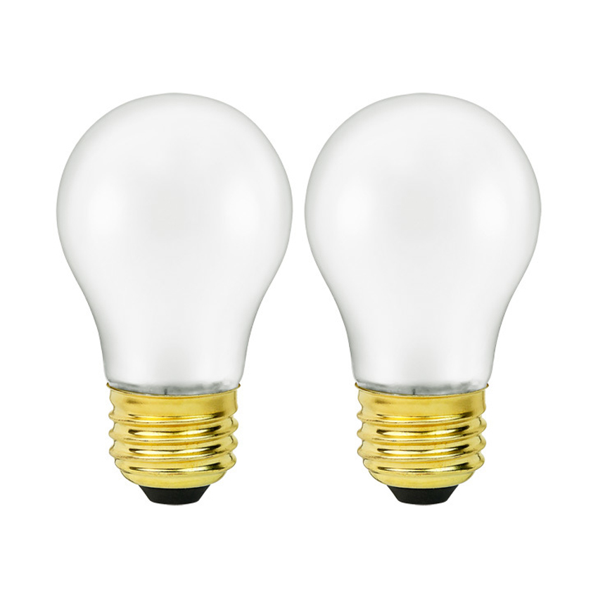 Halco 6146 Shatter Resistant 40 Watt A15 Light Bulb, 2 Pack