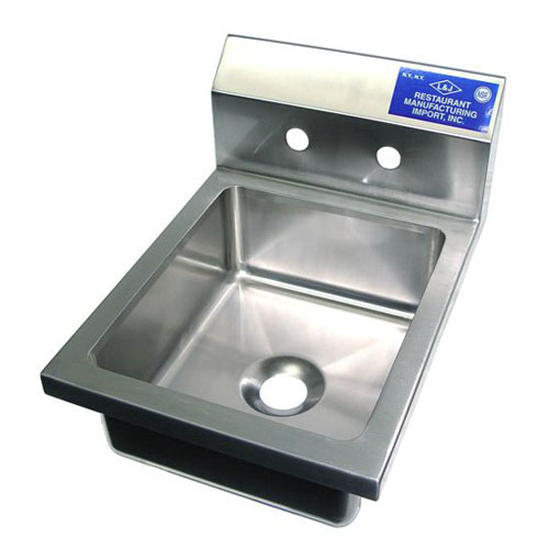 Heavy Duty Wall Hung Hand Sink 18 Gauge