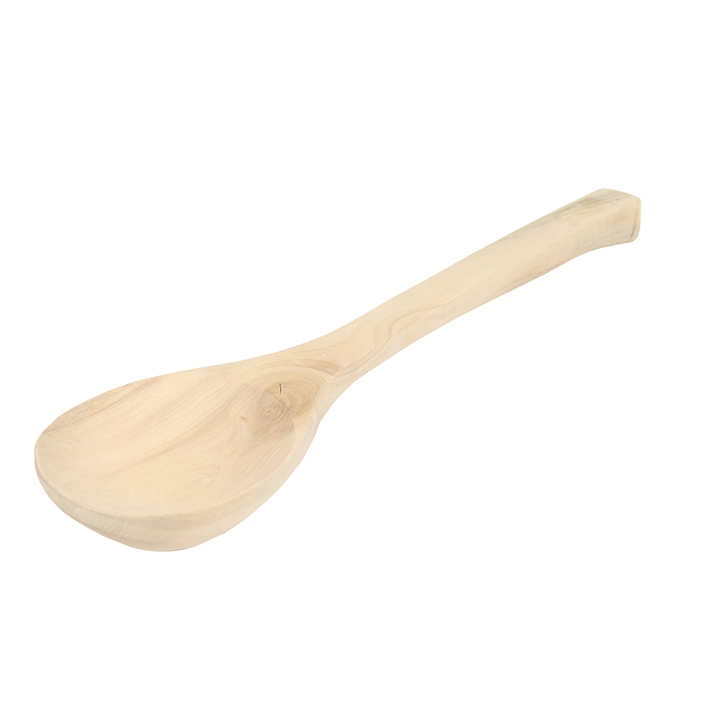 Heavy Wooden Mixing Spoon, 14-1/2"