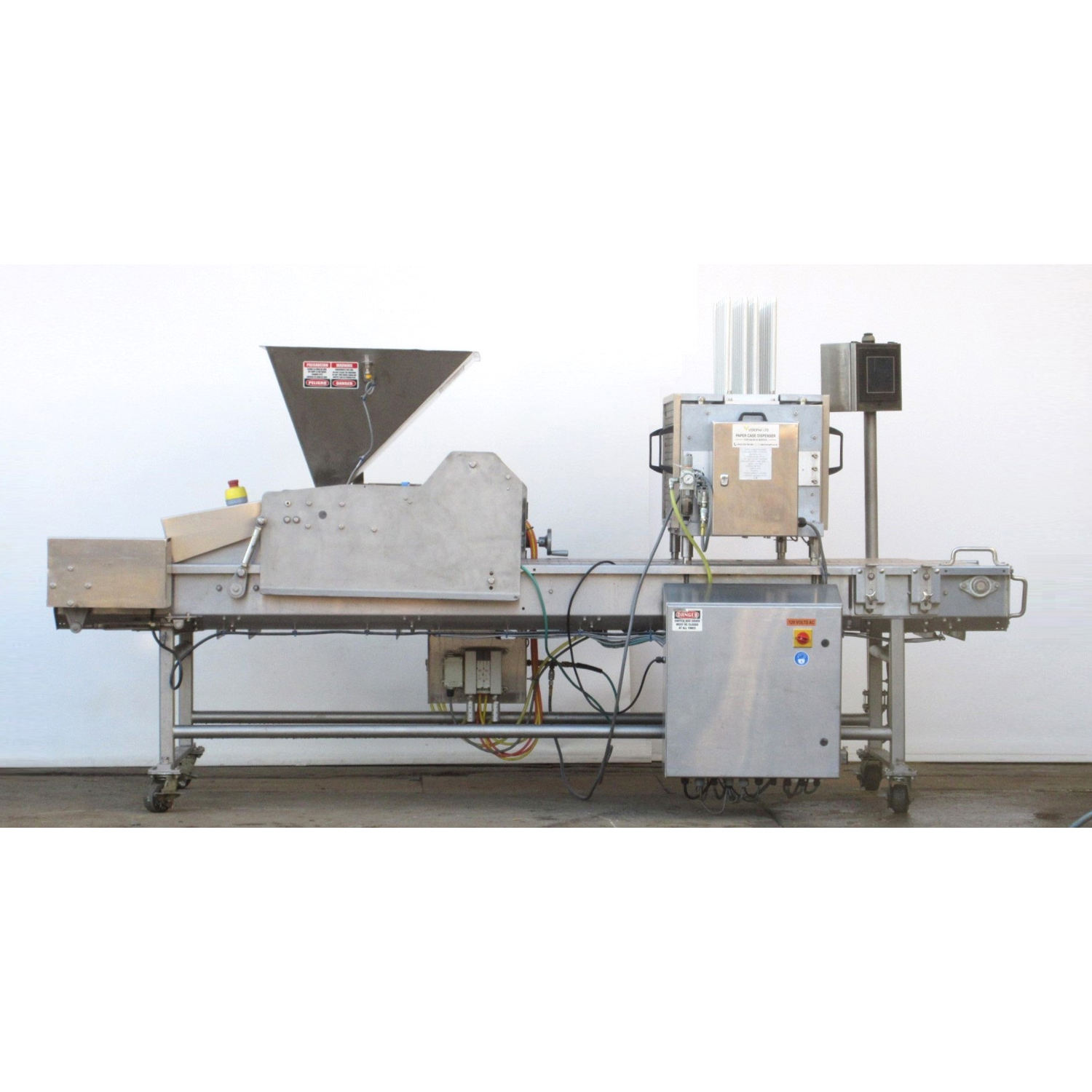 Hinds Bock 6P-08A Muffin Depositor with Paper Cup Dropper, Used Excellent Condition