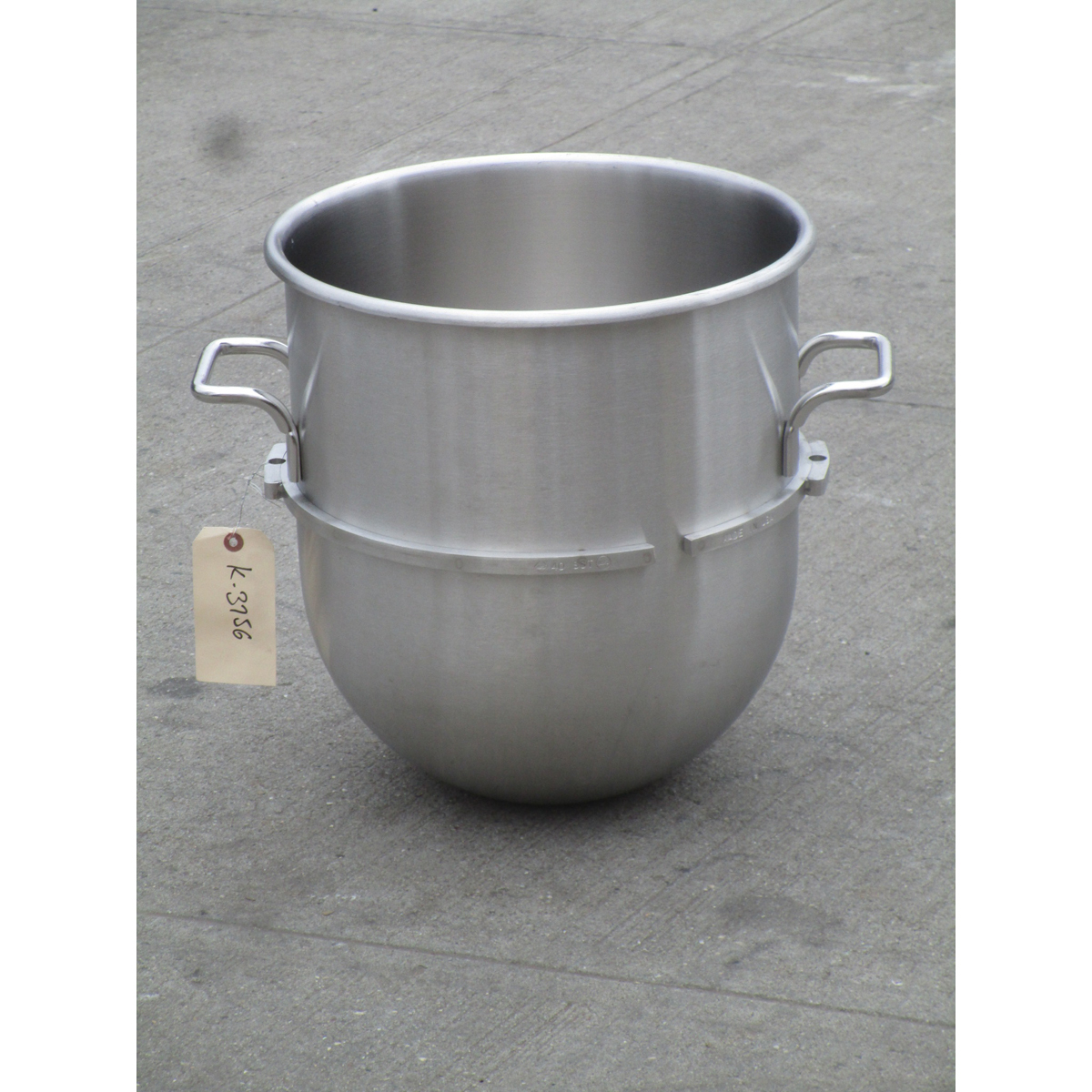 Hobart 00-315245 40 QT Stainless Steel Bowl for D340 Mixer, Used Excellent Condition