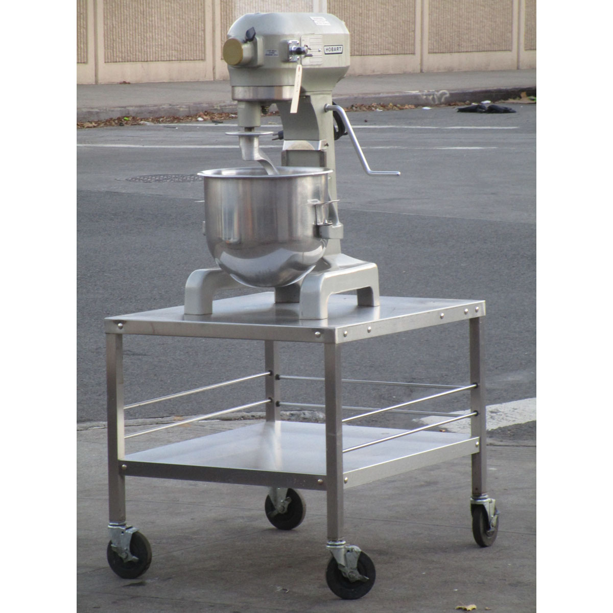 Hobart 20 Quart A200 Mixer On Stand, Used Excellent Condition Used