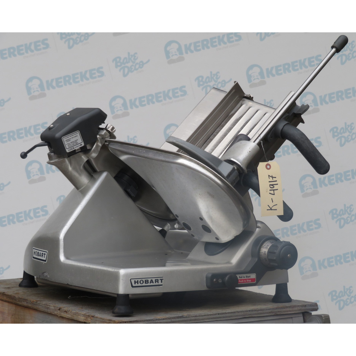Hobart 2812 Manual Meat Slicer 1/2 HP, Used Great Condition Butcher
