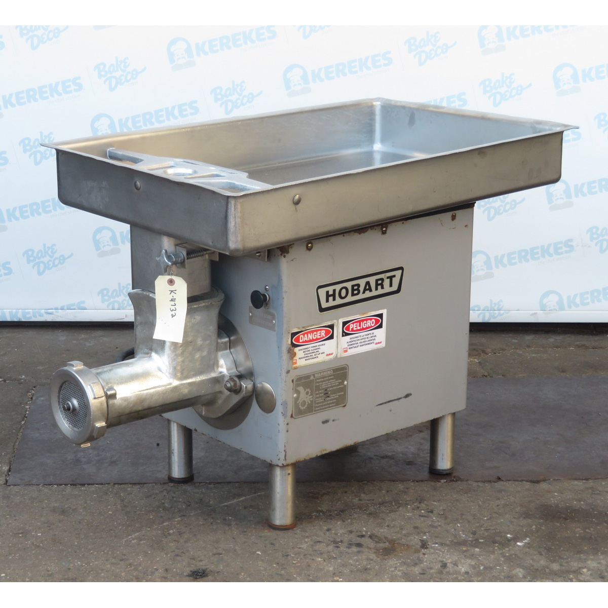 Hobart 4732A Meat Grinder, Used Excellent Condition Butcher Equipment