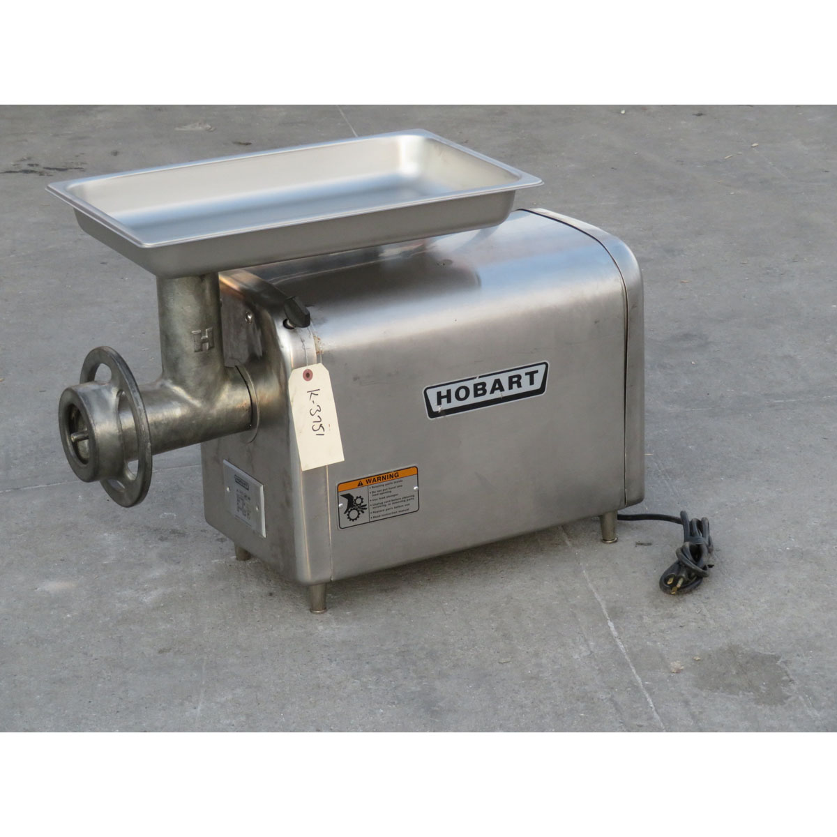 Hobart 4822 Meat Grinder 1.5 HP, Used Great Condition Butcher Equipment