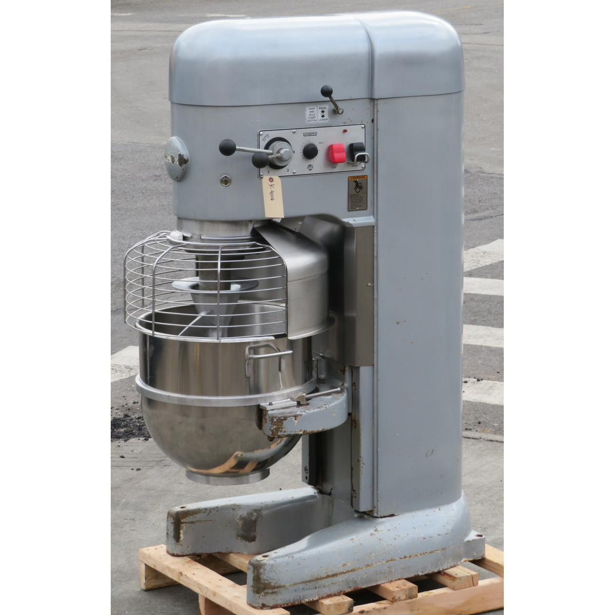 Hobart 80 Quart M802 Mixer with Safety Guard, Used Excellent Condition