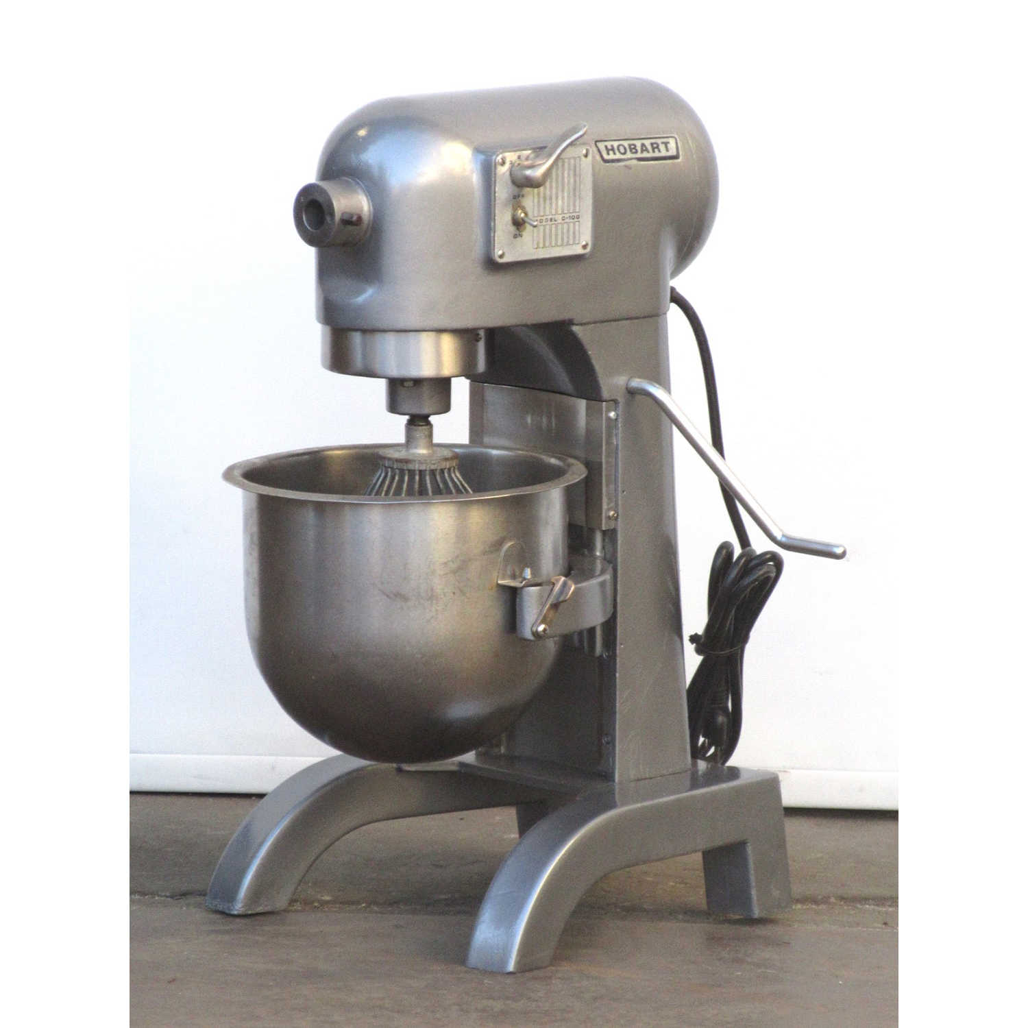 Hobart C100 10 Qt Mixer, Bowl and 2 Attachments Included, Used Excellent Condition