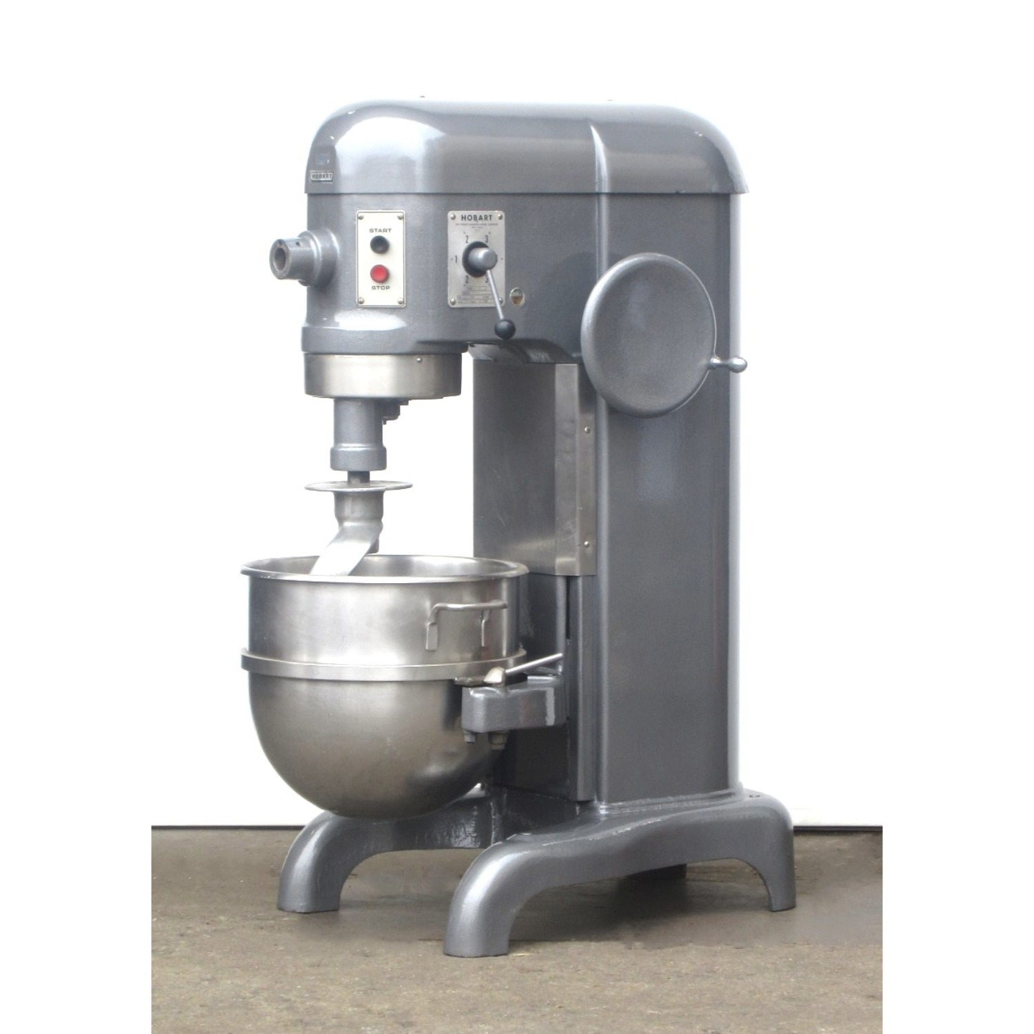 Hobart H-600 60 Qt Mixer, Bowl And 2 Attachments Included, Used Excellent Condition