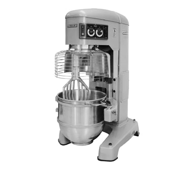 Hobart Legacy HL1400-1STD 140 qt. Floor Mixer with Standard Accessories - 200-240/50/60/3 Phase, 5 HP