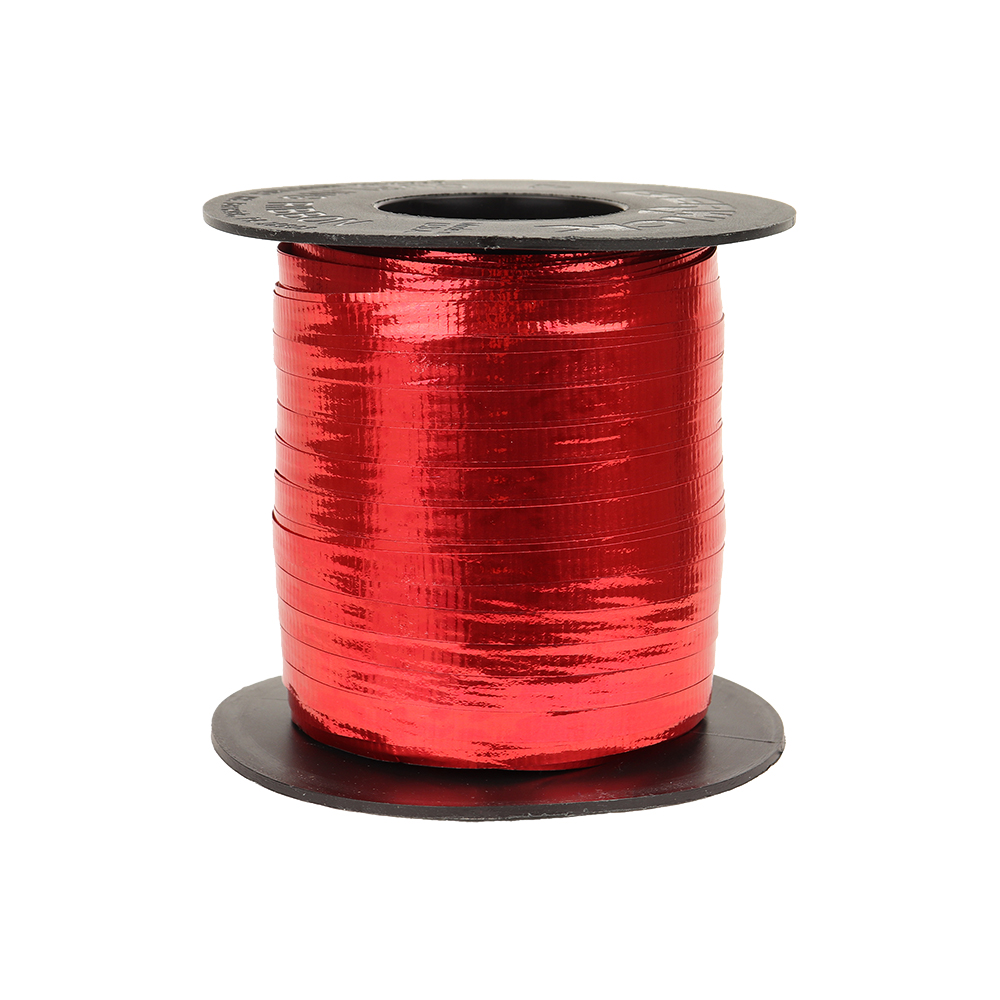 Hot Red Glitter Curling Ribbon