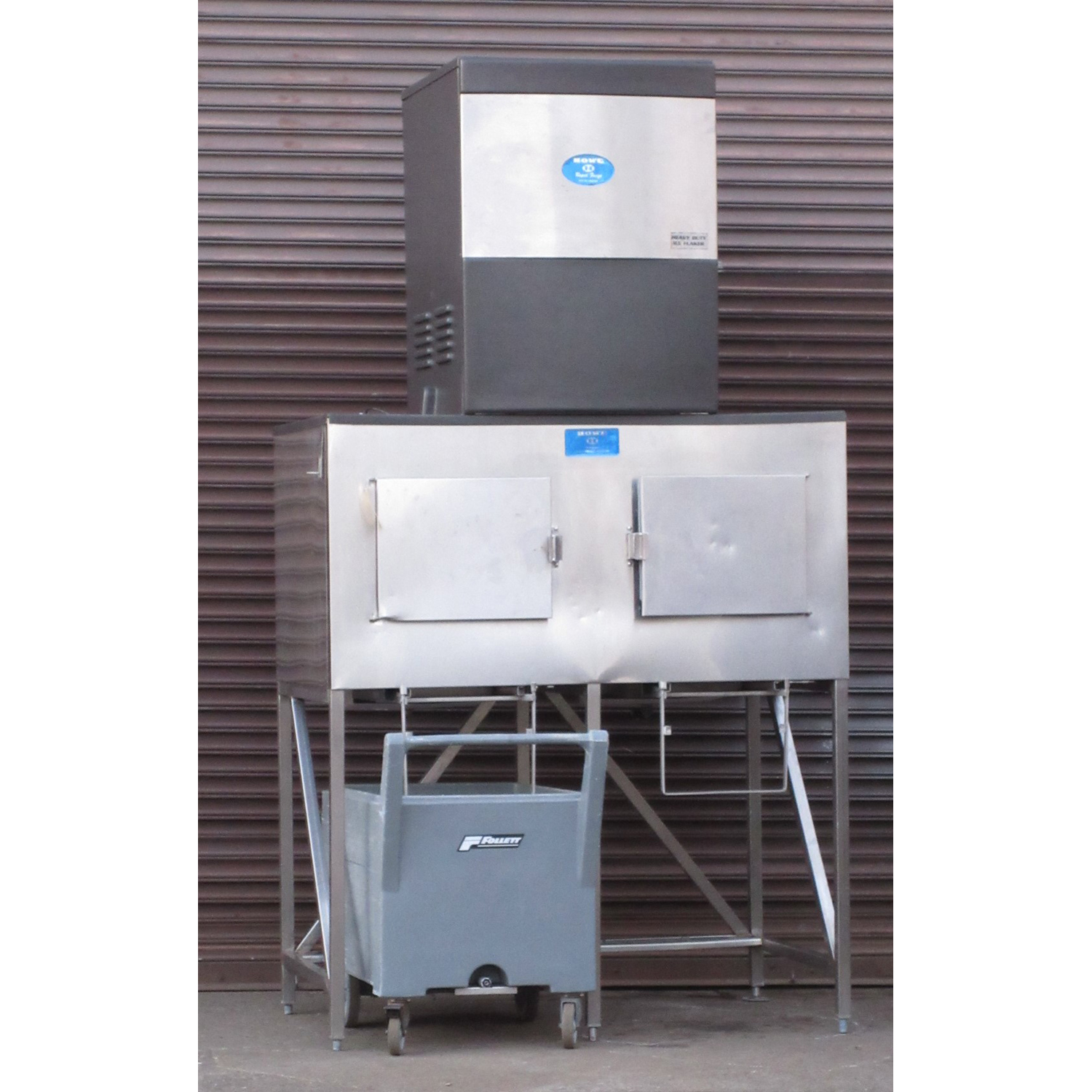 Howe 2000RL Ice Flaker with Bin, Used Excellent Condition