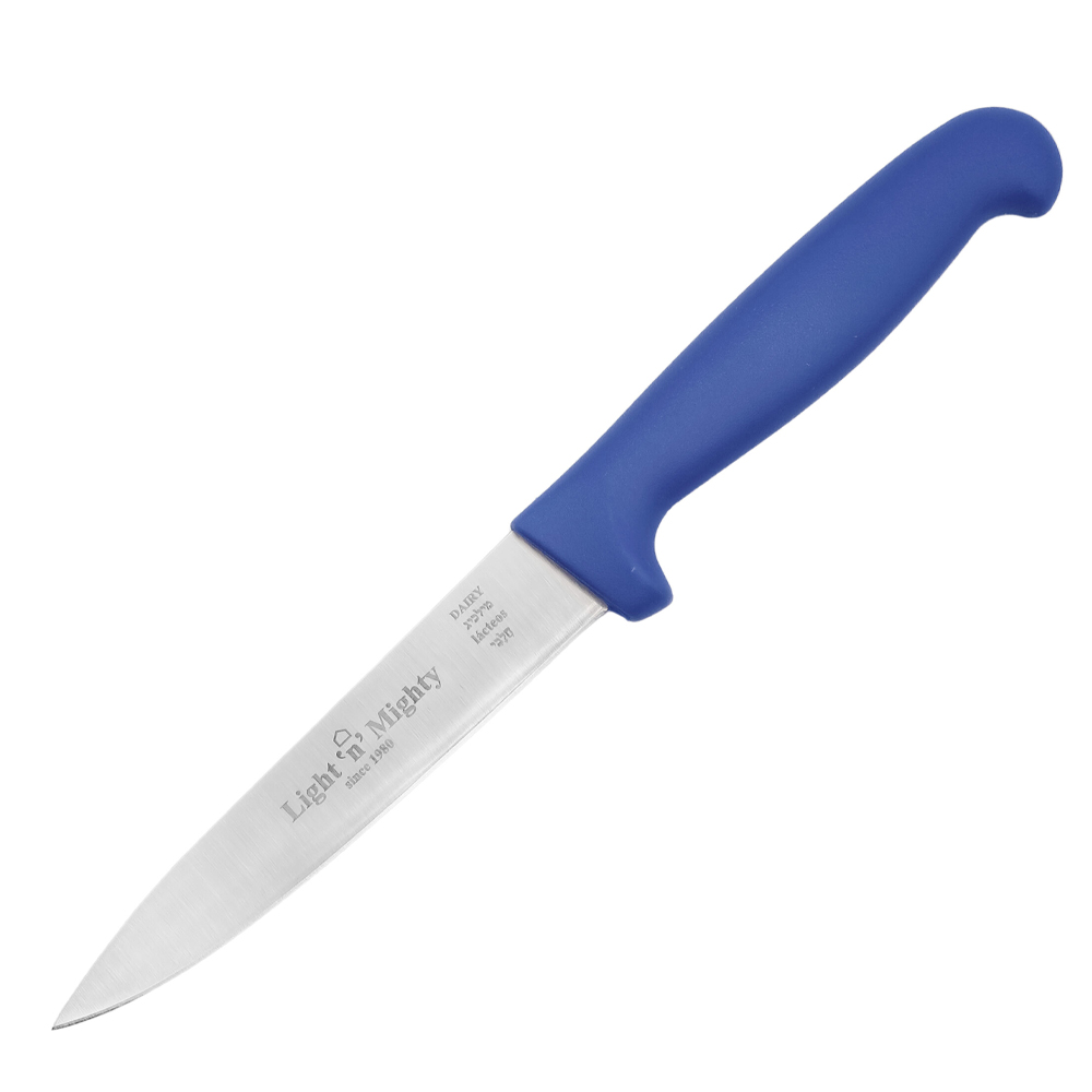 Icel Blue Straight Edge Utility Knife, 4 1/2" Blade