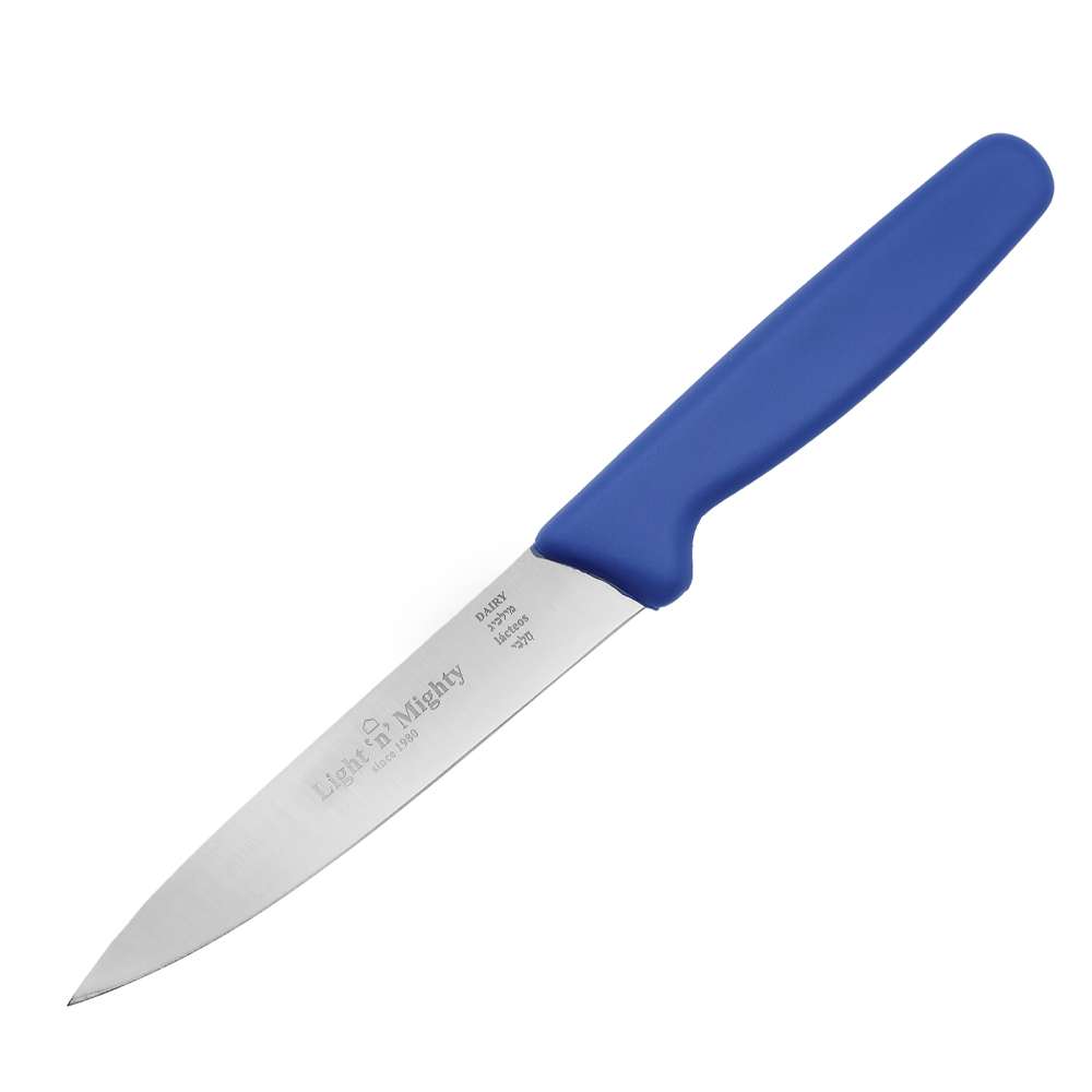 Icel Blue Straight Edge Utility Knife, 5 1/2" Blade